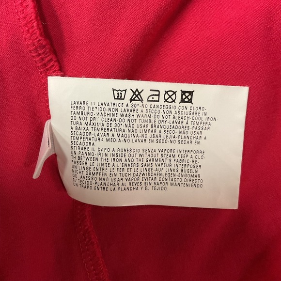 Armani Jeans Women's Short Sleeve Cotton Blend Graphic T-Shirt Top Size 10 - Picture 11 of 12